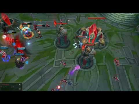 League of Legends: Aphelios 1v4 game saving quadra