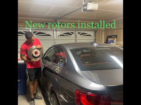 How to install BMW M240i rotors !!