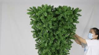 Upside Down Christmas Tree Assembly