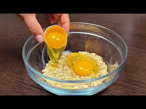 Mix eggs with oatmeal! The recipe is so delicious that I make it almost every day!