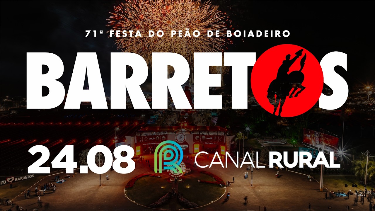 RODEIO DE BARRETOS 2026 AO VIVO | 71ª FESTA DO PEÃO DE BARRETOS | CANAL RURAL