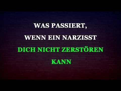 Was geschieht, wenn ein Narzisst dich nicht zerstören kann?