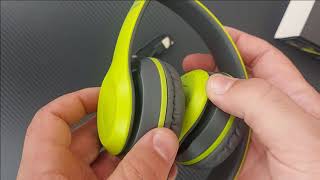 P47 Wireless Bluetooth Headphones Green