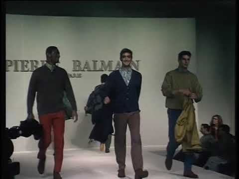 " PIERRE BALMAIN" MEN S/S 1991/ JEFF MARANO, DANNY CARTER, CIRRO ZIZZO, GINO CALZOLARI, FABIO COSTA