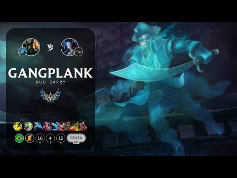 Gangplank ADC vs Jinx - BR Challenger Patch 12.22