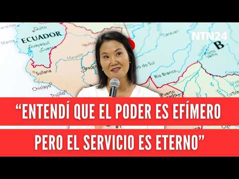 Entendí que el poder es efímero pero el servicio es eterno: Keiko Fujimori sobre los retos de Perú
