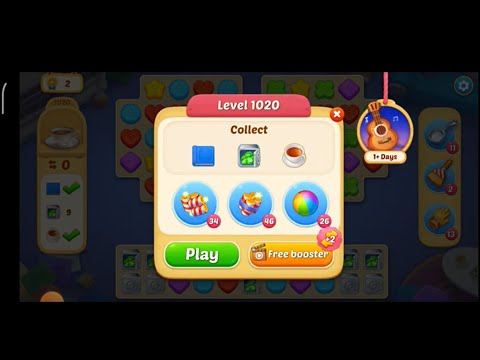 Matchington Mansion Level 1020 - My No Booster Level/ iOS/Android