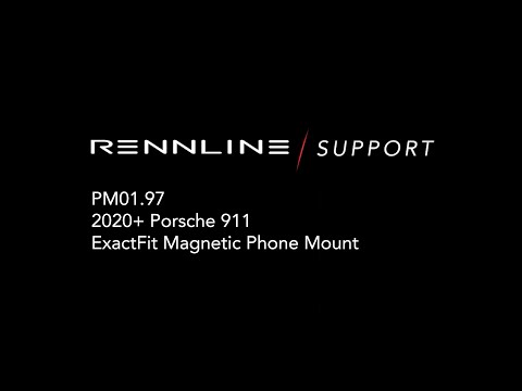 Rennline PM01.97 ExactFit Magnetic Phone Mount - Porsche 992
