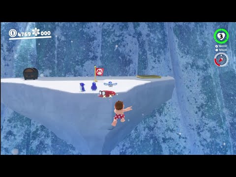 SNOW DRAM - SALTO IMPOSIBLE REINO DEL HIELO - MARIO ODYSSEY