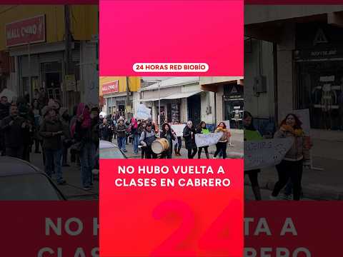 En paro están los establecimientos educacionales de Cabrero