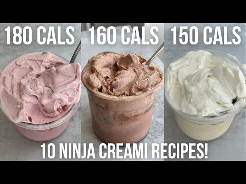 10 Low Calorie Protein Ice Cream Recipes | Ninja Creami