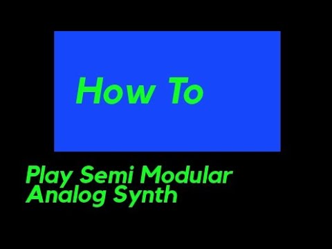 Chuck W. Synthesizers - Semi-Modular Analog Synth - VR!