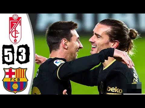 Granada vs Barcelona 3-5 All Goals and Extended Highlights