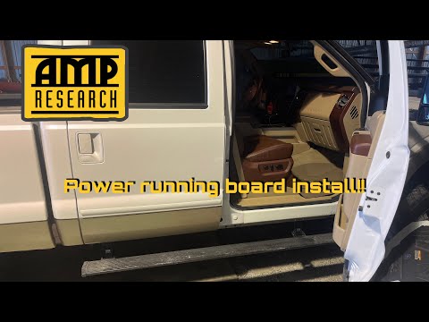 08-16 F-250/F-350 AMP Power Running Board Installation!!