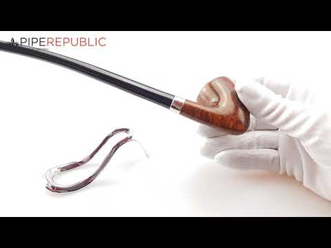 Peterson Churchwarden Pfeifen D15 Braun Einzelstück Smooth FT