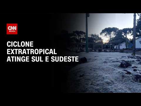 Previsão do tempo: Ciclone extratropical atinge sul e sudeste | CNN NOVO DIA