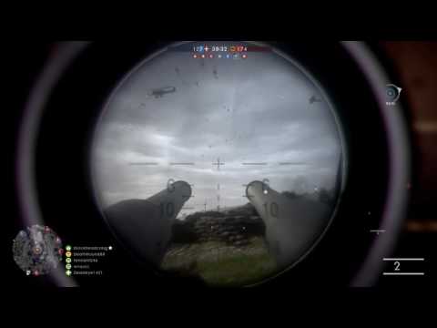 Battlefield 1 Gameplay Big Artillery Destroys Plane