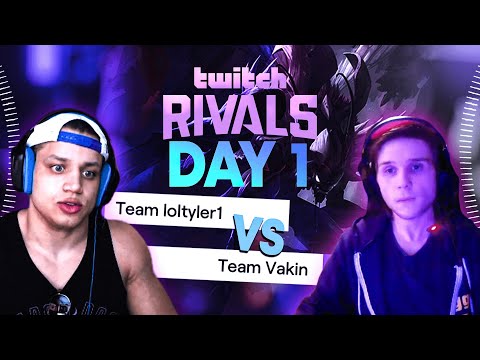 DOMINATING TWITCH RIVALS DAY 1 ft. TYLER1, BOBQINXD & MORE! | League of Legends