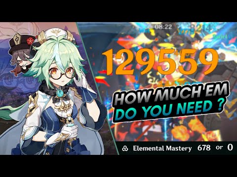 How much Elemental Mastery do you need on Sucrose? | Genshin Impact Sucrose Guide
