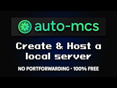 Create & Host a Local Minecraft Server In Minutes Using auto-mcs