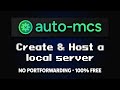 Create Host A Local Minecraft Server In Minutes Using Auto Mcs