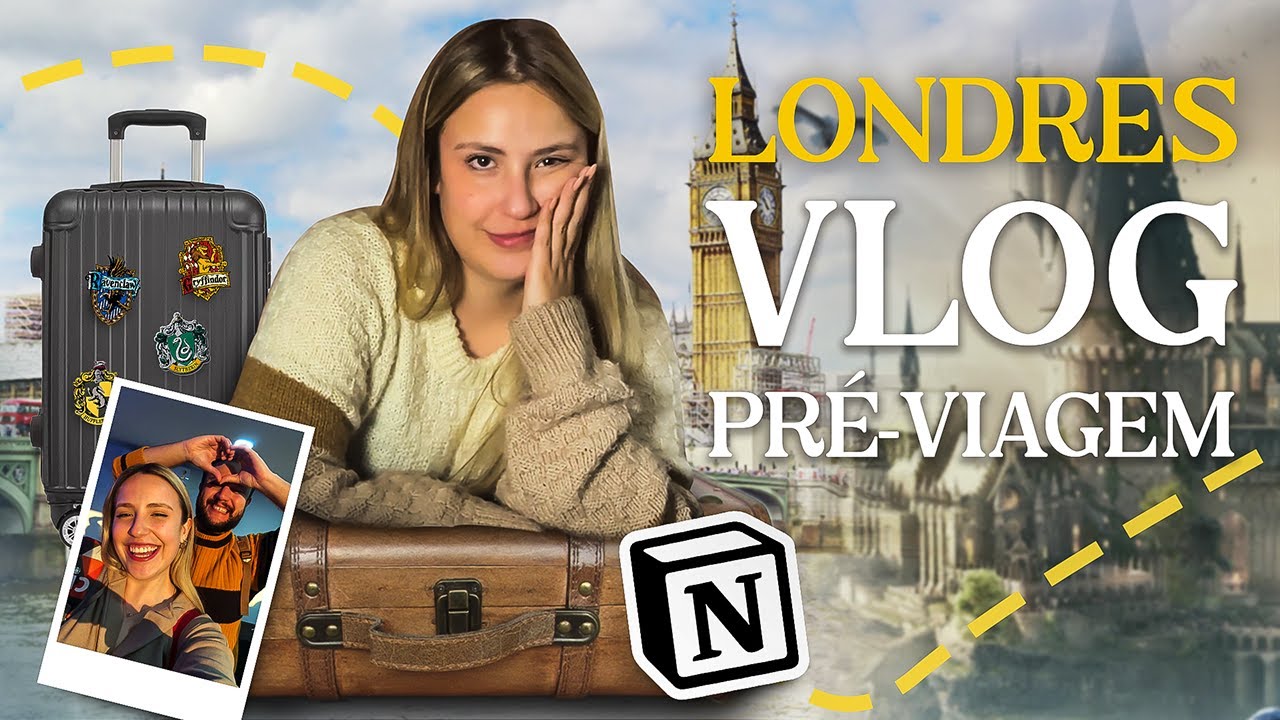 NÃO VAI CABER TUDO NA MALA! 🇬🇧🚂 Arrumando tudo para meu intercâmbio de Harry Potter em LONDRES