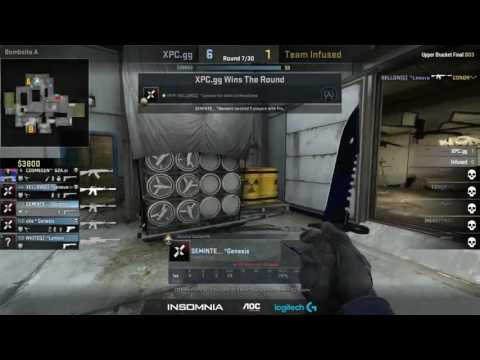 [UKCSGO] 27.08.2016 - Infused vs XPCgg @ Insomnia 58 Upper Bracket Final Map 2