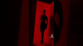 Tiktok babe transition red silhouette