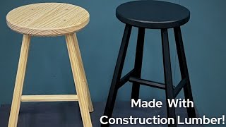 Making Shop Stools (Made With Construction Lumber)