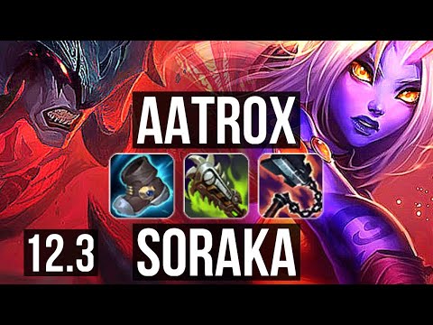 AATROX vs SORAKA (TOP) (DEFEAT) | 1.7M mastery, Rank 8 Aatrox, 700+ games | EUW Challenger | 12.3