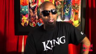 Tech N9ne on &quot;Wither&quot; w/ Corey Taylor &amp; Future Rock Collabs (Rock on the Range 2015)