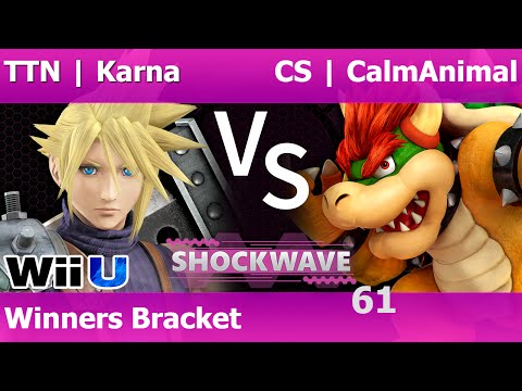 SW 61 Smash 4 - TTN | Karna (Cloud, Sheik) vs CS | CalmAnimal (Bowser) - Winners Bracket