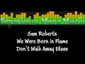 Sam Roberts- Don't Walk Away Eileen