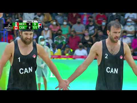 🏐 México  Vs Canadá │ NORCECA│ Voleibol de Playa Varonil │FINAL Partido 2