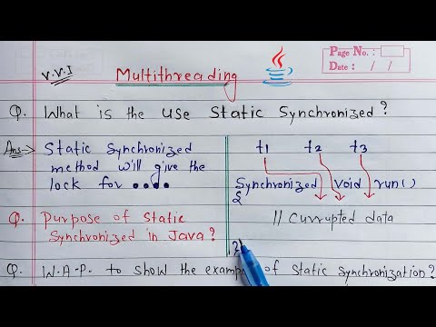 static synchronization in java multithreading | fix synchronized problems in java