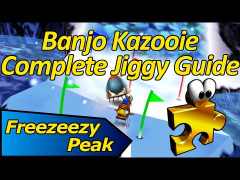 How to Collect all Jiggies in Freezeezy Peak - Banjo Kazooie Complete Jiggy Guide