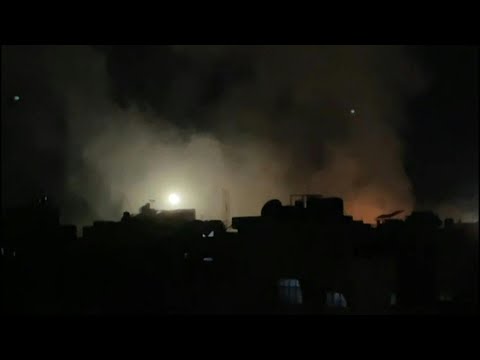 Large plume of smoke rises after strike on Rafah | AFP