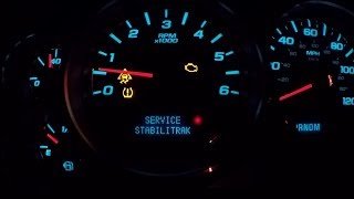 DIY FIX! GMC/Chevy Stabili Trak, Traction Control, and Blinking Engine light