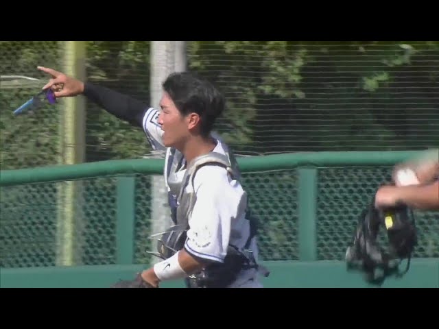 【ファーム】隙のない好送球!! ライオンズ・古市尊 三振ゲッツーでピンチを救う!!  2024年9月6日 埼玉西武ライオンズ 対 東北楽天ゴールデンイーグルス