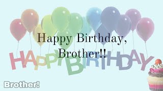 Happy Birthday wishes message for Brother! || birthday wishes message #happybirthday #shorts