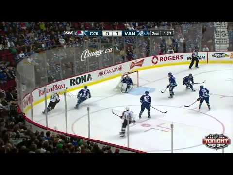 Canucks vs Avalanche Highlights 3/28/13