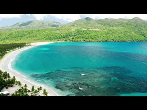 Tropical Beach on an Island with Relaxing Music For Meditation | Relaxing Beach Video
