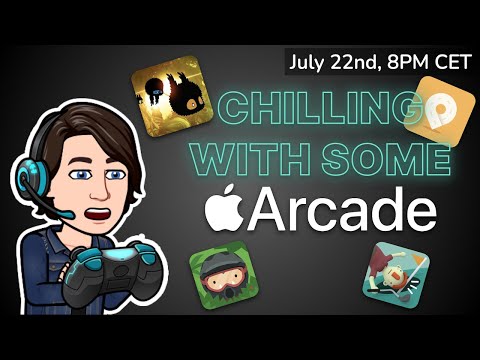 Chilling with some Apple Arcade games 🕹 thumbnail