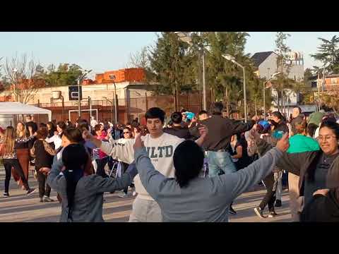 PROFECIA-huella de Jorge Mlikota-Aniversario de Santiago del Estero-Plaza Mailin de Villa de Mayo