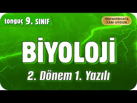 9. Sınıf Biyoloji  2. Dönem 1. Yazılıya Hazırlık 📑 #2026