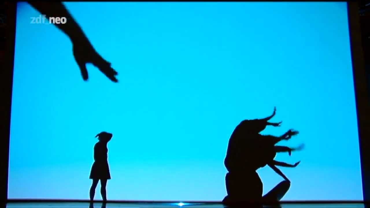 Show de sombras, espetacular, divino.