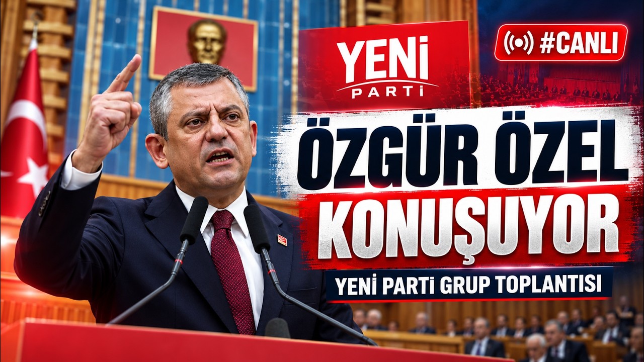 Özgür Özel Konuşuyor. Yeni Parti Grup Toplantısı #canlı