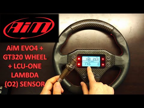 AiM EVO4 with LCU-ONE Lambda Sensor Configuration