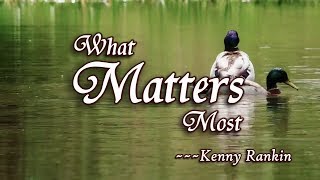 What Matters Most - Kenny Rankin (KARAOKE)