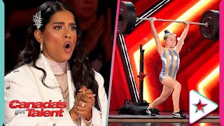 Young Girl SHOCKS Judges With How Much She Can Lift!